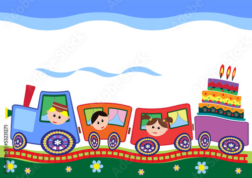 Illustration: Funny train Funny train