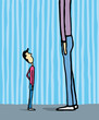 Looking at the bigger guy