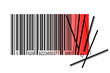 Foto: Code barre dans le rouge Code barre dans le rouge