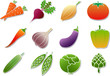 vegetables icons