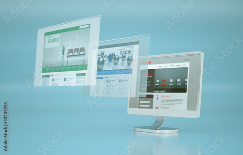 Illustration: Webseiten Illustration Webseiten Illustration
