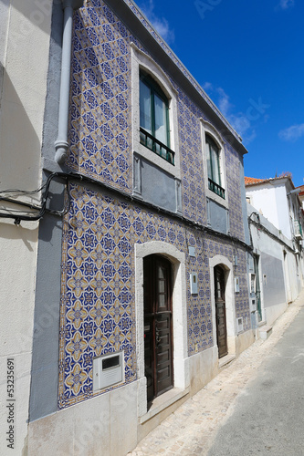 Photo: Typical Moorish architecture in Sesimbra, Portugal Typical Moorish architecture in Sesimbra, Portugal