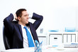 Young businessman in the office