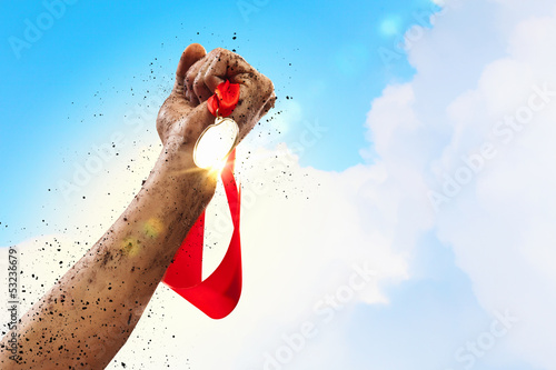 Photo: We did it! We did it!