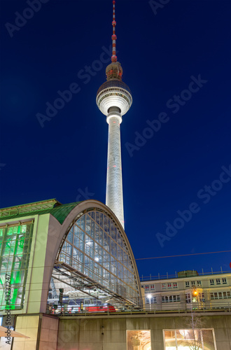 Photo: TV-tower in Berlin at night TV-tower in Berlin at night