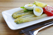 Asparagus and egg