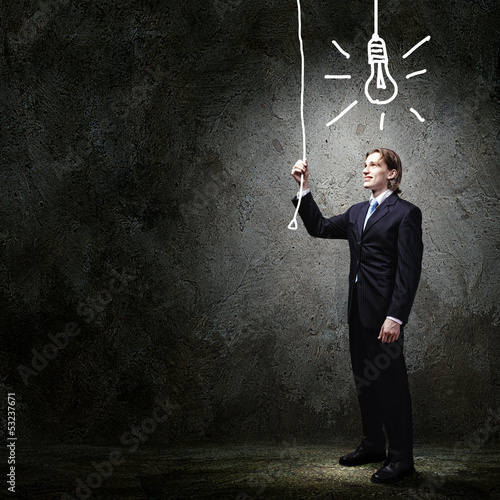 Photo: Businessman in black suit Businessman in black suit