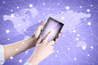 Foto: Smartphone in hand Smartphone in hand