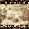 blank old grunge film strip frame background