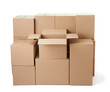 Photo: cardboard box package moving transportation delivery stack cardboard box package moving transportation delivery stack