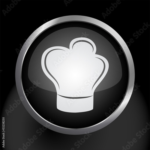 Vector: Chef's Hat Icon Symbol Vector Chef's Hat Icon Symbol Vector