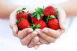 Strawberries in hand