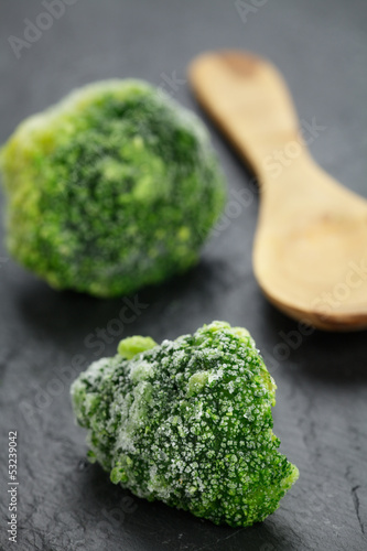 Photo: Gefrorene Brokkoliröschen Gefrorene Brokkoliröschen