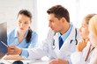 team or group of doctors working