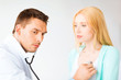 male doctor with patient