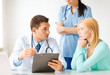 male doctor with patient