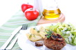Meat balls with mushrooms
