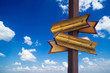 Illustration: Wooden sign Wooden sign