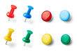 push pin thumbtack paper clip office business