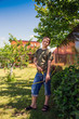 Photo: boy shooting a bow boy shooting a bow