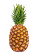 Ripe pineapple isolated on white