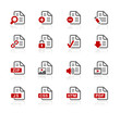 Documents Icons - 1 -- Redico Series