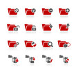Vector: Folder Icons - 1 -- Redico Series Folder Icons - 1 -- Redico Series