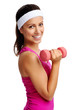 dumbbell woman