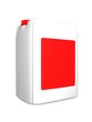 Jerrycan with car engine oil - isolated