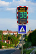 Radar Pédagogique Vitesse correcte