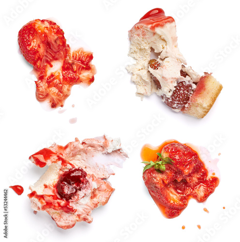 Photo: strawberry fruit cake stain fleck food dessert strawberry fruit cake stain fleck food dessert
