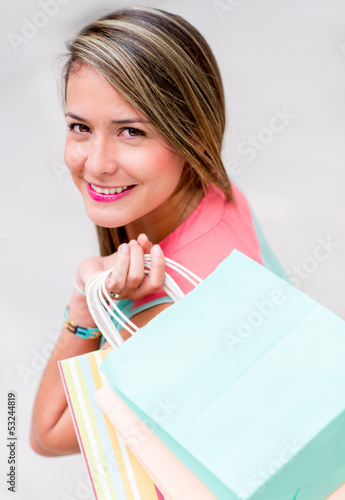 Photo: Beautiful shopping woman Beautiful shopping woman