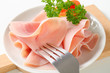 Sliced ham