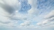 流れる雲のタイムラプス
