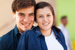 beautiful young teenage couple
