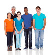senior teacher and teenage students