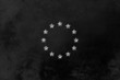 Sternenkreis Europaflagge auf Tafel
