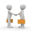 orange handshake
