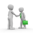 shakehands green