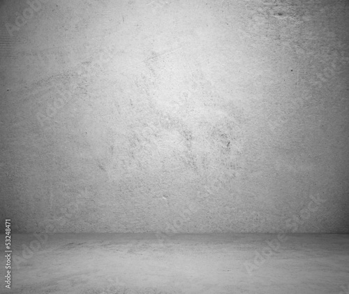 Photo: old grunge room with concrete wall old grunge room with concrete wall