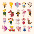 set of animal icons