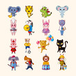 set of animal icons