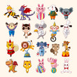 set of animal icons
