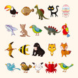 set of animal icons