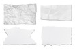 Photo: white paper ripped message background white paper ripped message background