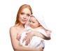 Mother with baby