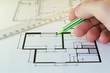drawing of the floor plan
