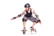 snakeboard in aktion