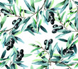 Olive Seamless Pattern