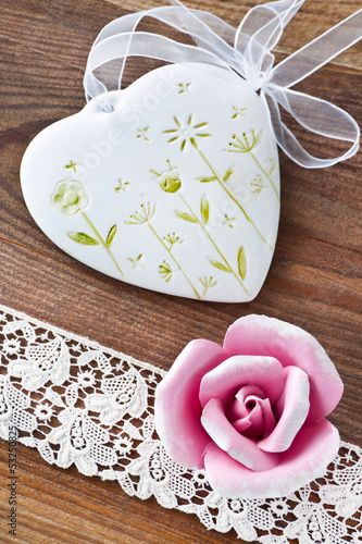 Photo: Herz und Rose Herz und Rose